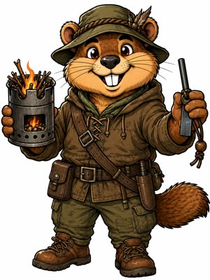 Réchaud bois bushcraft pliant ou double parois pour bivouac, survie et randonnée légère.